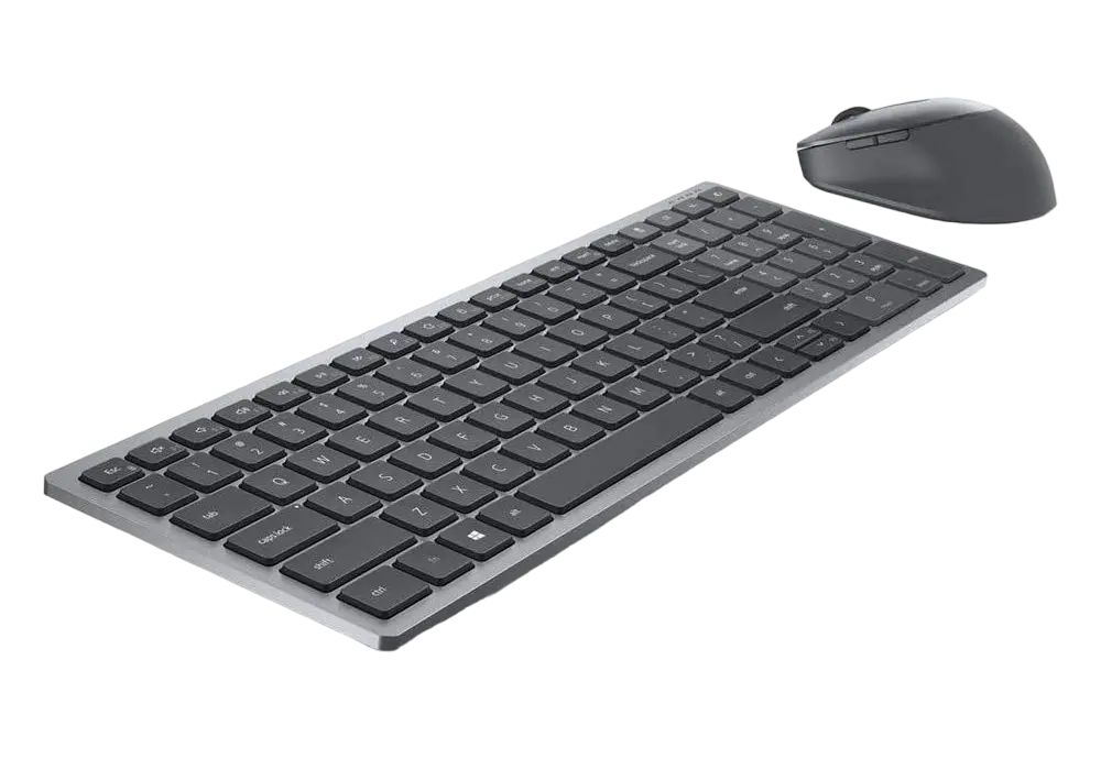 Set Tastatură + Mouse DELL KM7120W, Fără fir, Gri