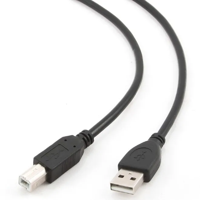 Adaptor USB Cablexpert CCP-USB2-AMBM-1M, USB Type-A/USB Type-B, 1m, Negru