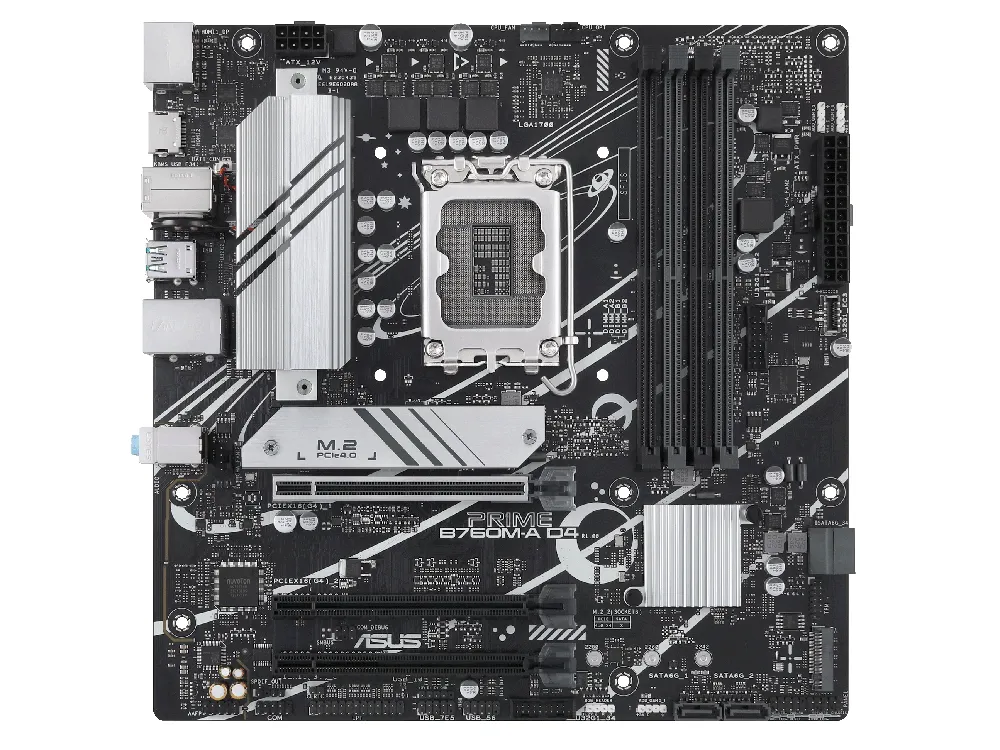 Placă de bază ASUS PRIME B760M-A D4, LGA1700, Intel B760, Micro-ATX