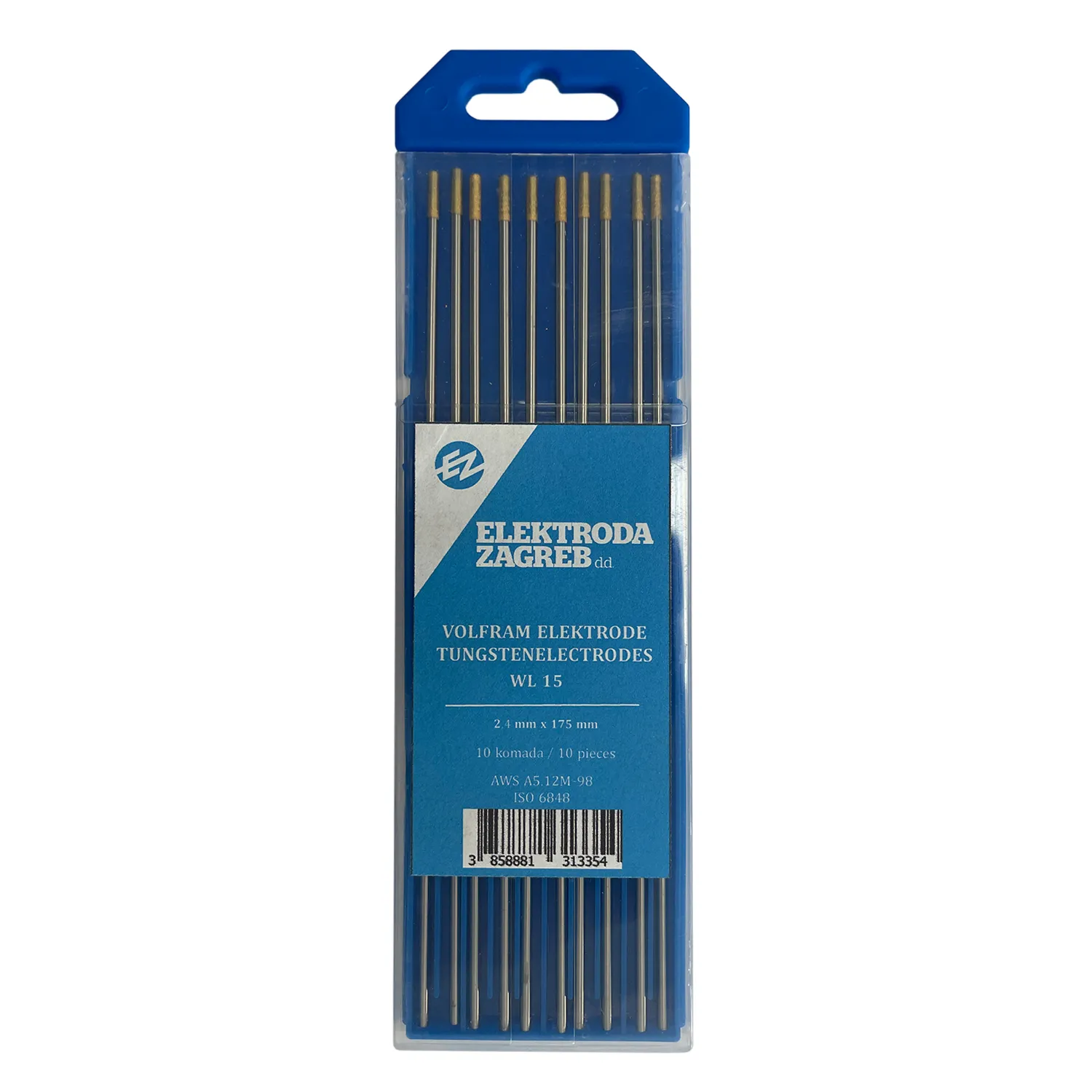 Electrozi EZ WOLFRAM WL15 2.4*175 auriu (Croatia)