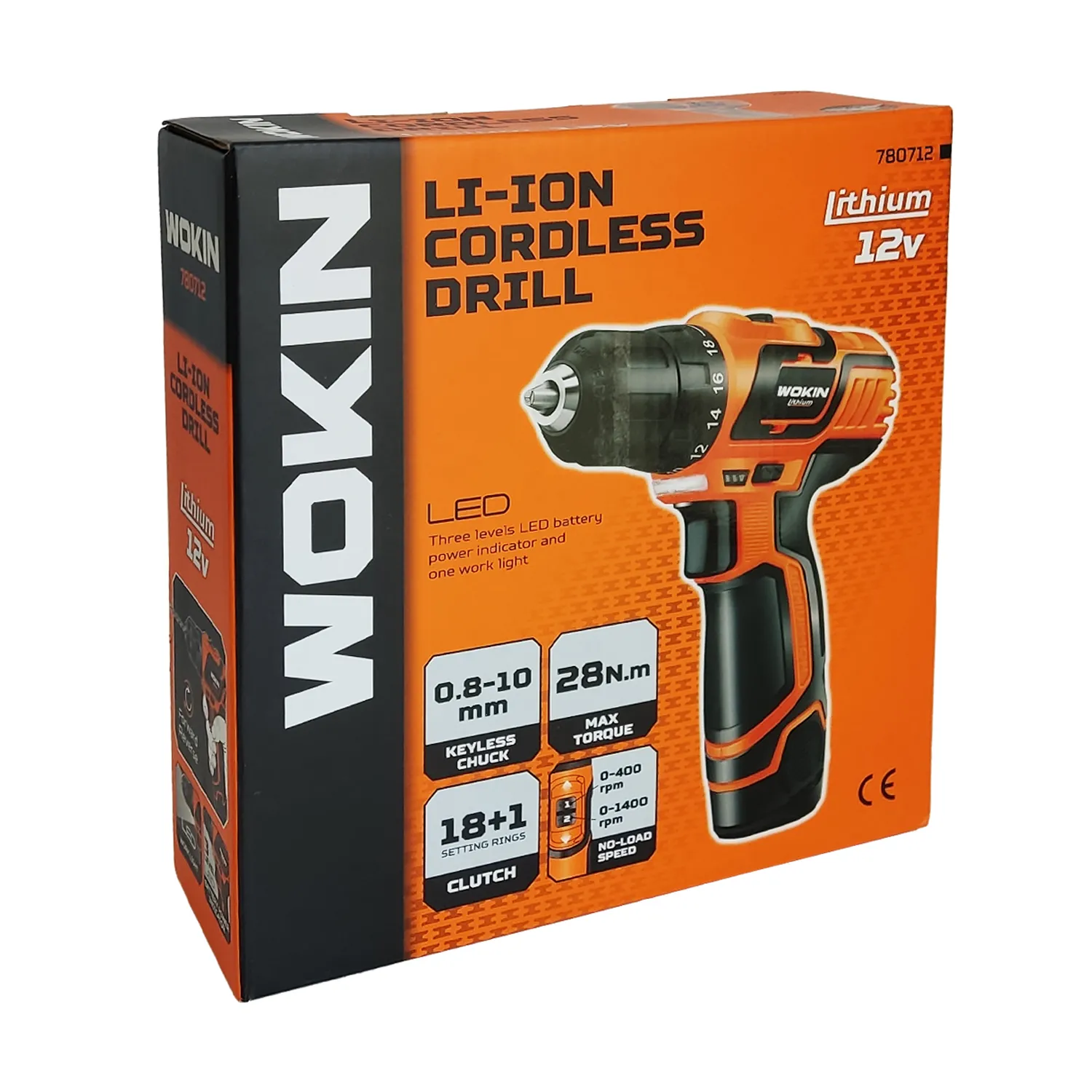 Masina de insurubat cu acumulator WOKIN Li-Ion 1500mAh 12V        