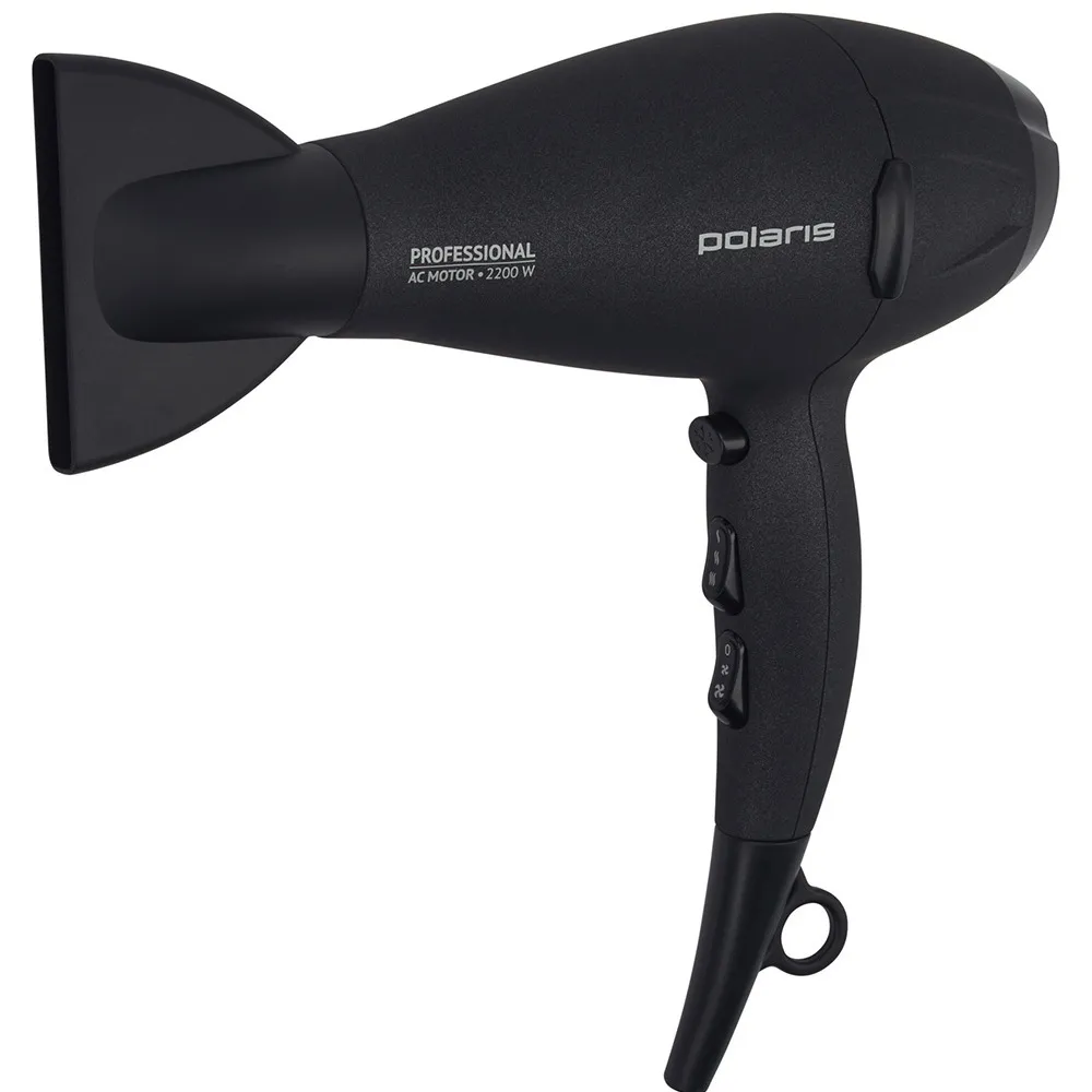 Uscător de păr Polaris PHD 2289AC, 2200 W, Negru