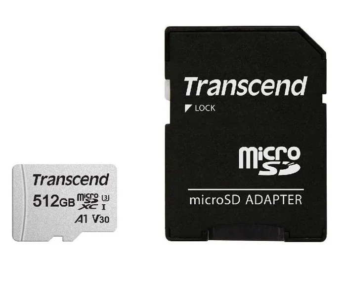 Card de Memorie Transcend MicroSDXC Class 10, 512GB (TS512GUSD300S-A)
