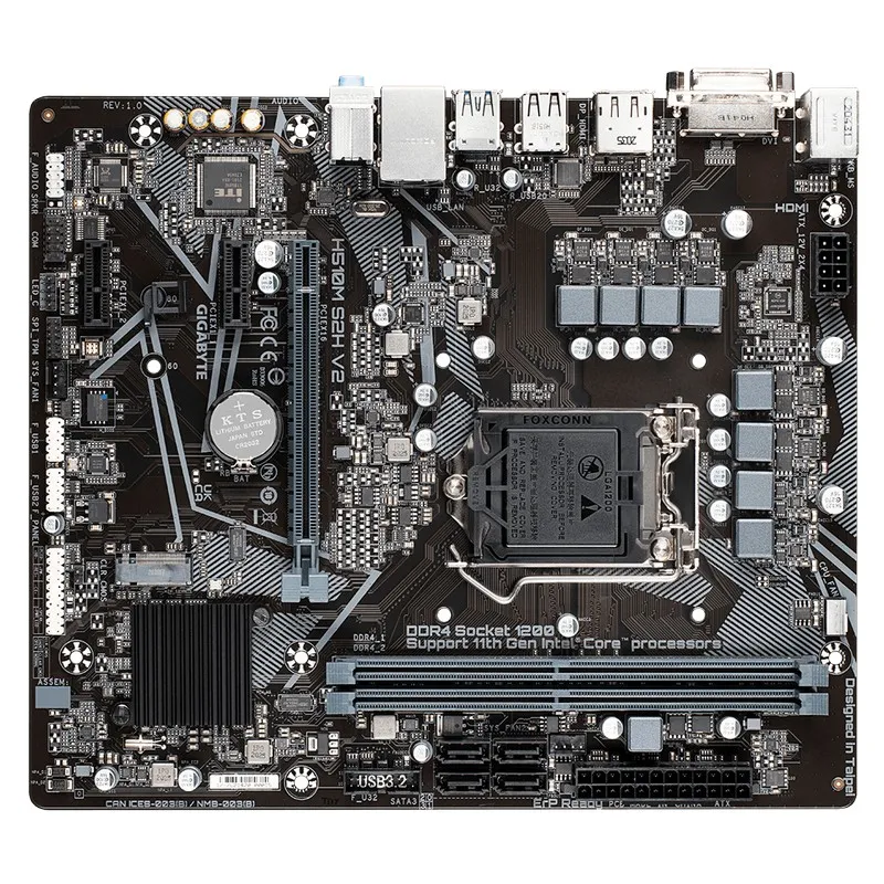 Placă de bază Gigabyte H510M S2H V2, LGA1200, Intel H510, Micro-ATX