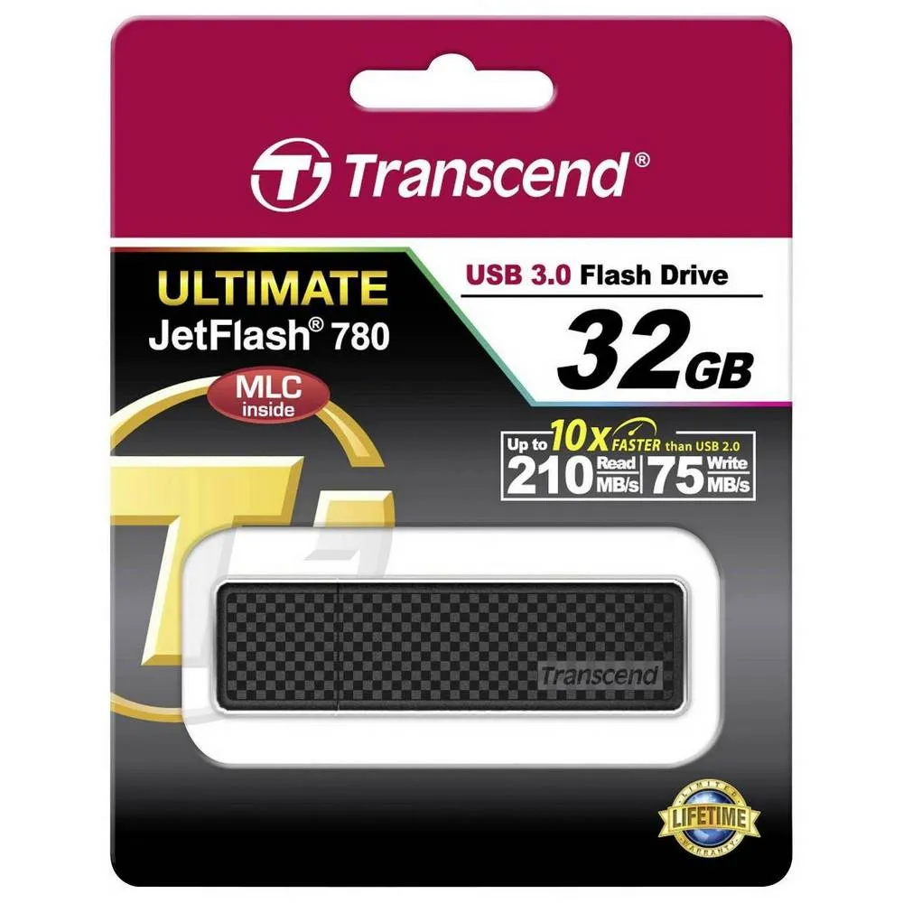 Memorie USB Transcend JetFlash 780, 32GB, Negru