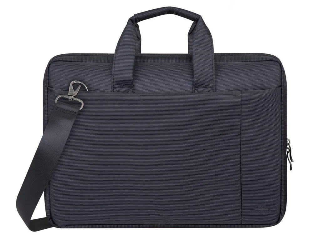 Geantă pentru Laptop RivaCase Central, 15.6", Poliester, Negru