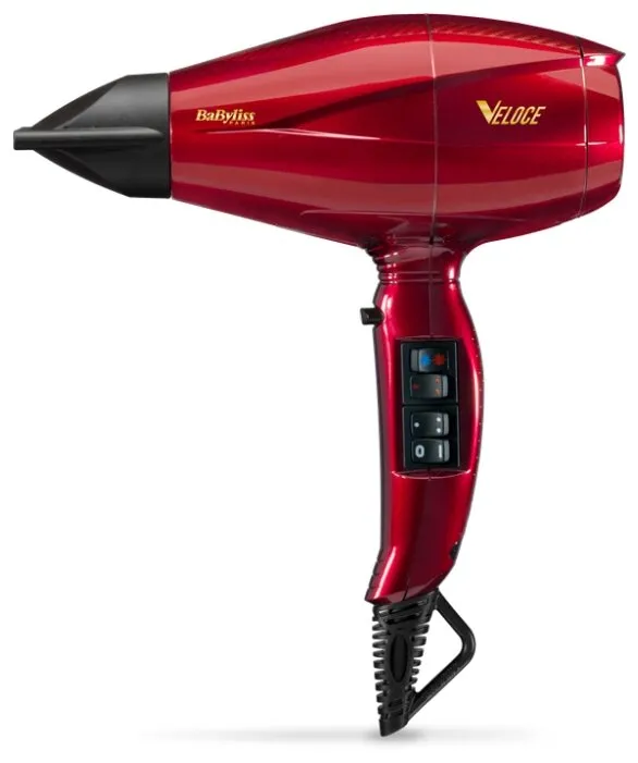 Uscător de păr BaByliss Veloce 6750DE, 2200 W, Roșu