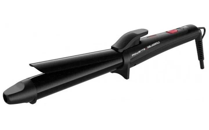 Ondulator de păr Rowenta Karl Lagerfeld Curling Tong CF321LF0, Negru