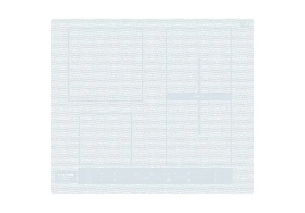Plită cu inducție Hotpoint-Ariston HB 8460B NE/W, Alb