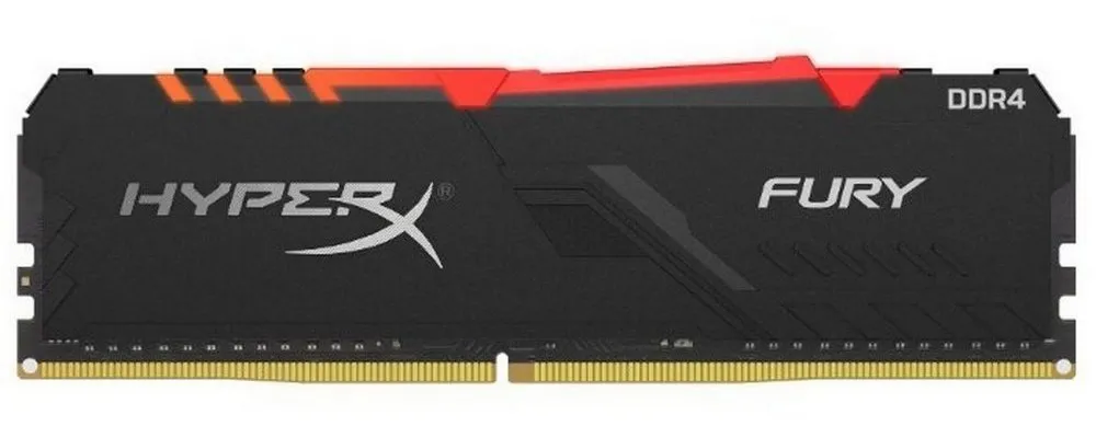 Memorie RAM Kingston HyperX FURY RGB, DDR4 SDRAM, 3733 MHz, 16GB, HX437C19FB3A/16