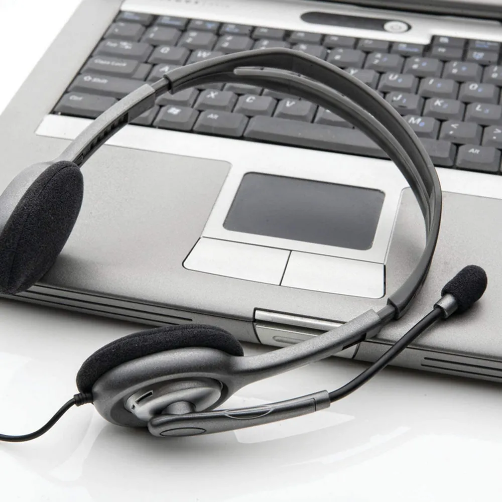 Căști Logitech H111, Gri
