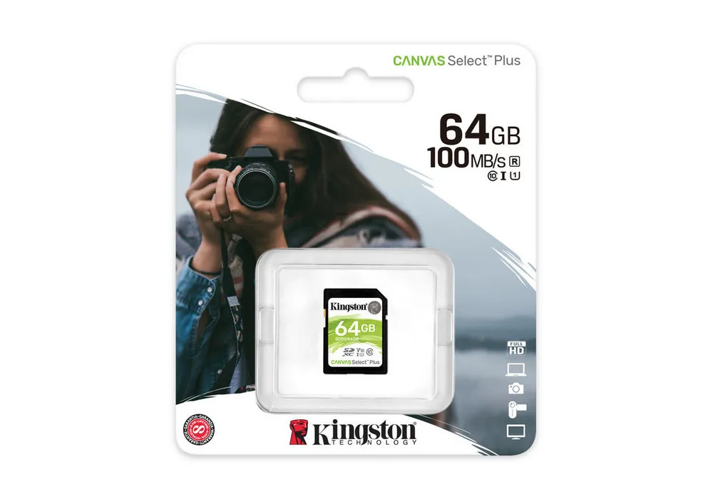 Card de Memorie Kingston Canvas Select Plus, 64GB (SDS2/64GB)