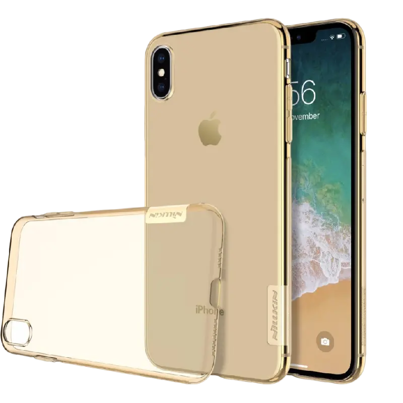 Husă Nillkin iPhone XS/X - Ultra thin TPU - Nature, Maro