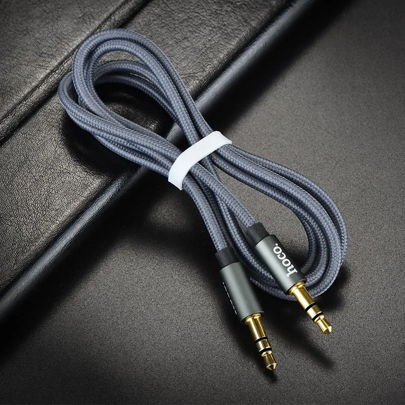 Cablu audio Hoco UPA03, 3.5 mm - 3.5 mm, 1m, Negru