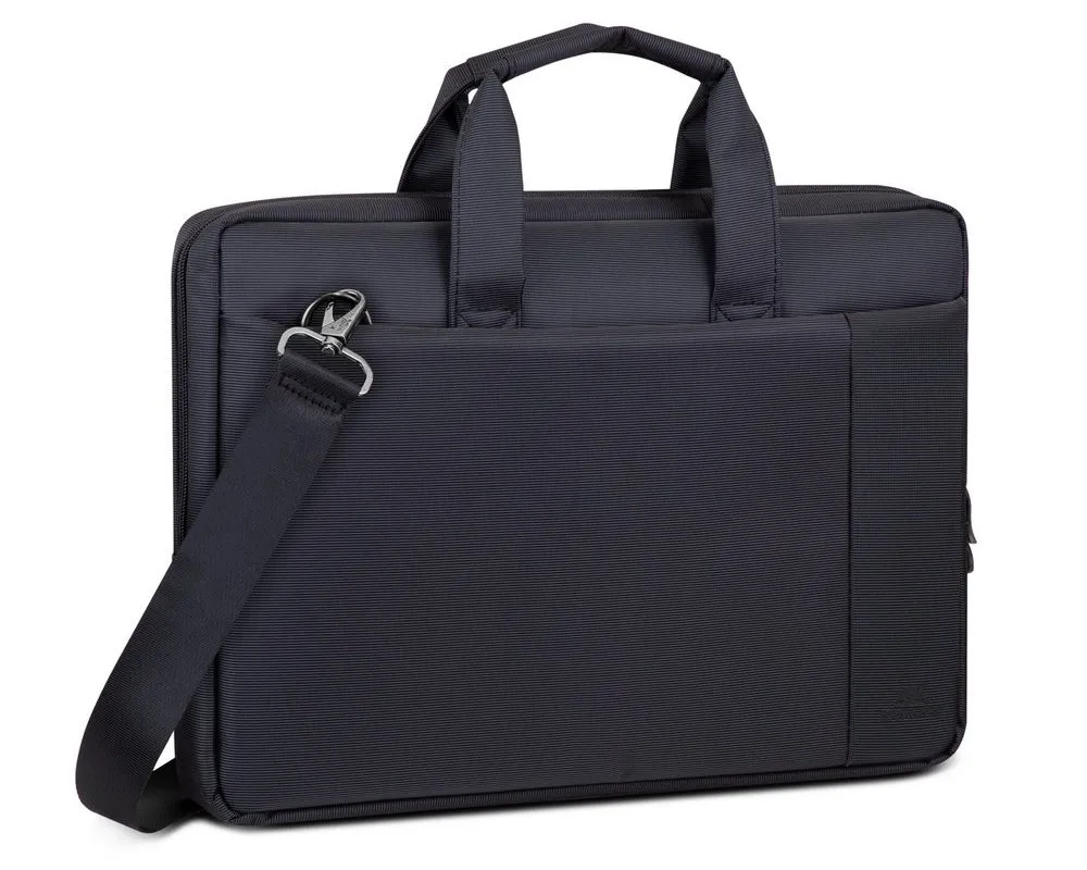 Geantă pentru Laptop RivaCase Central, 15.6", Poliester, Negru