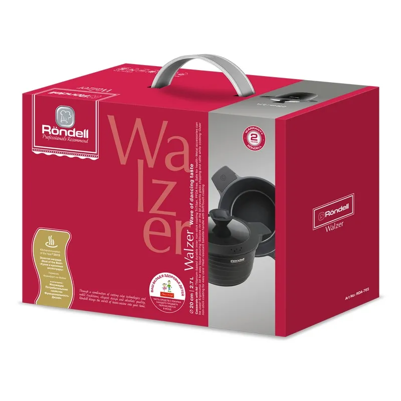 Cratiță Rondell RDA-765, 2,7L, Negru
