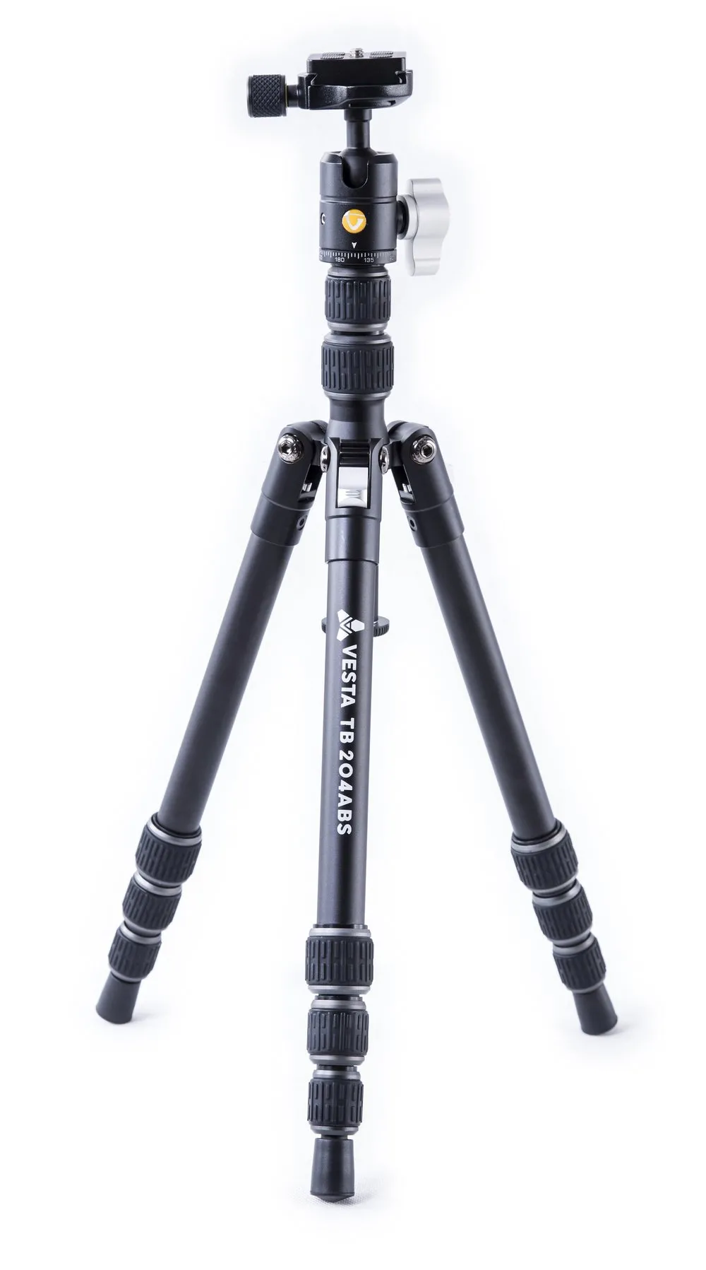 Tripied Foto-Video Vanguard VESTA TB 204ABS, Cap trepied de minge, Negru