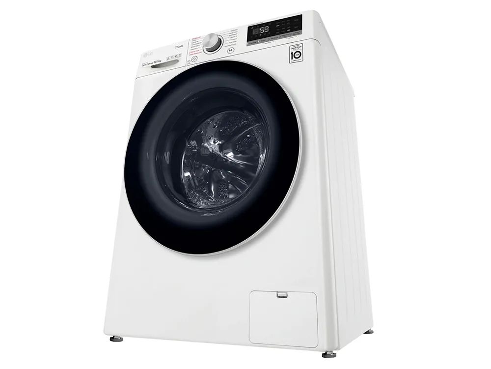 Mașină de spălat LG F4WV510S0E, 10,5kg, Alb