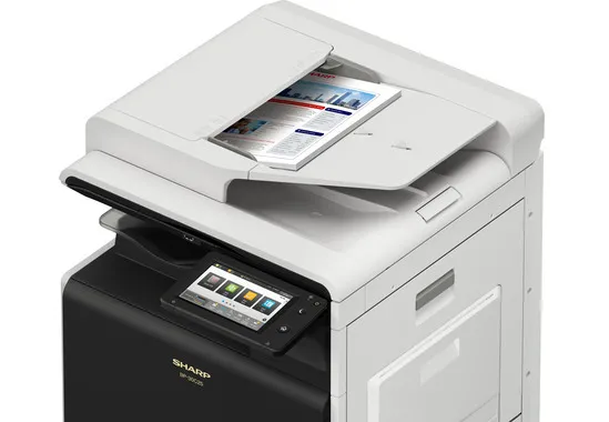 Multifunctional laser Sharp C-Cube IT BP-30C25EU, A3, Negru/Alb