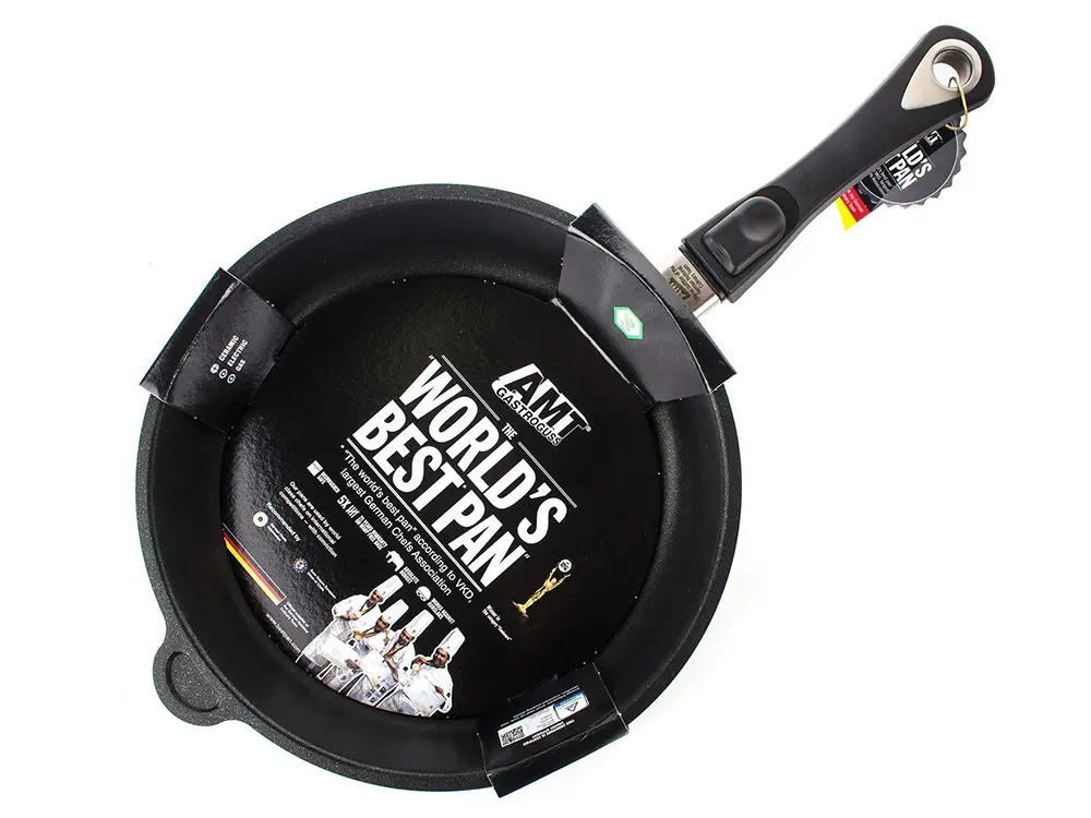 Cratița AMT Gastroguss AMT-728-E, 3,8L, 28cm, Negru