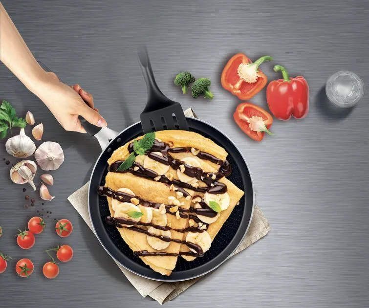 Tigaie pentru clătite Tefal C3841053, 25cm, Negru