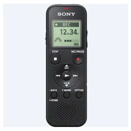 Recorder digital de voce SONY ICD-PX370, 4GB PC Link + MC slot ICD, MP3, 2 AAA