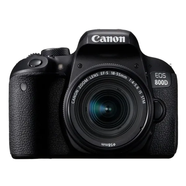 Aparat foto DSLR Canon EOS 800D + 18-55 IS, Negru