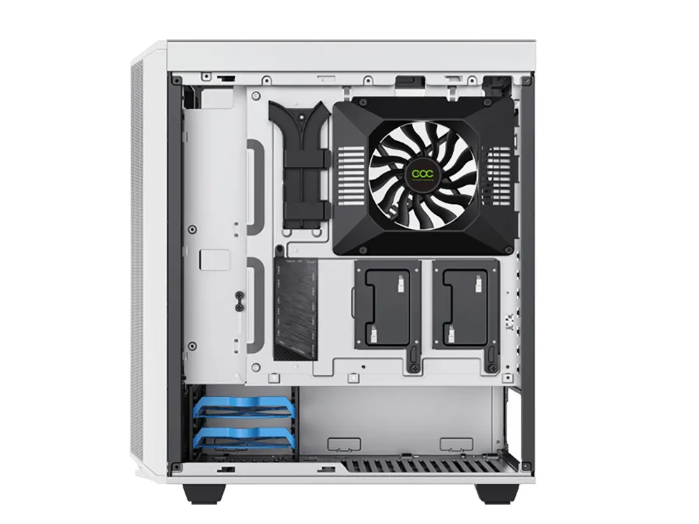 Carcasă PC Gamemax Precision, Midi-Tower, ATX, Alb