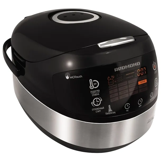 Aparat de gătit multifuncțional Redmond MULTIKITCHEN, Negru / Oțel Inoxidabil