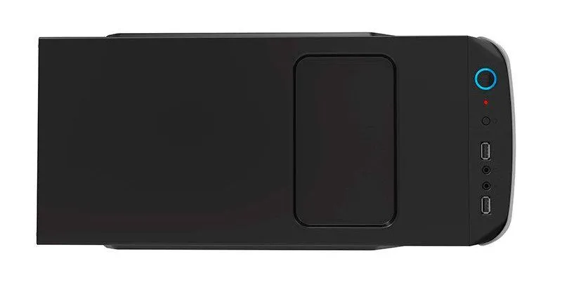Carcasă PC Sohoo 5910BK, Micro-ATX, ATX, Negru