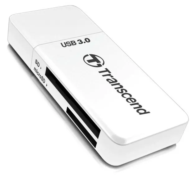 Cititor de carduri Transcend TS-RDF5, USB Type-A, Alb