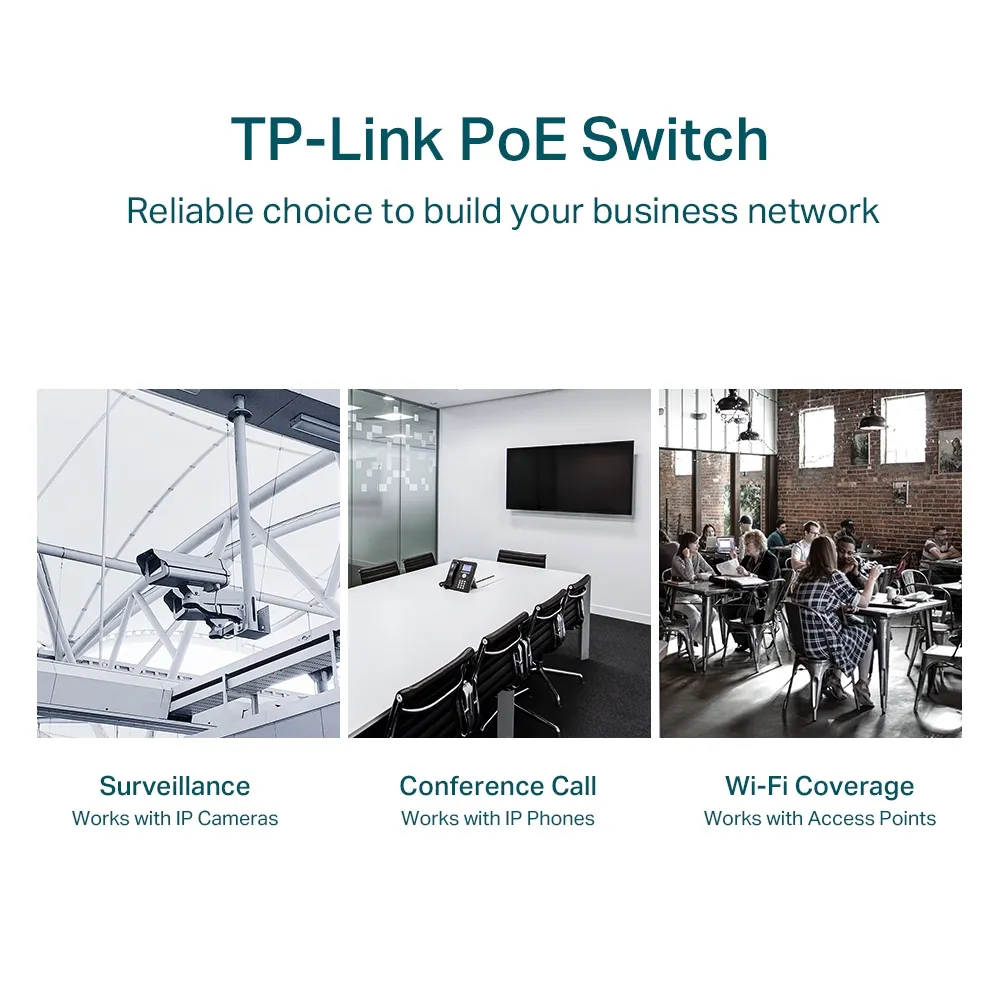 Comutator PoE TP-LINK TL-SG1428PE, 24x IEEE 802.3af/at