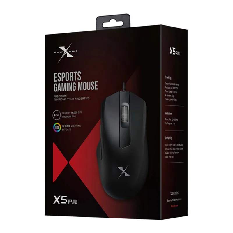 Gaming Mouse Bloody X5 Pro, Negru