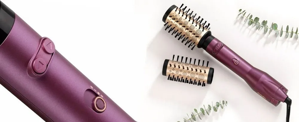 Uscător de păr-perie BaByliss Big Hair Dual AS950E, 650 W, Violet