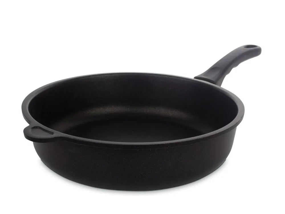 Cratița AMT Gastroguss AMT-728-E, 3,8L, 28cm, Negru