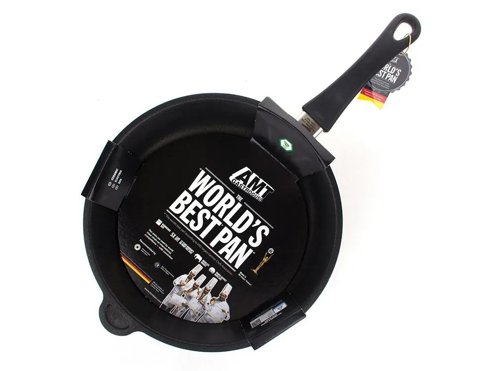 Cratița AMT Gastroguss AMT-728-E, 3,8L, 28cm, Negru