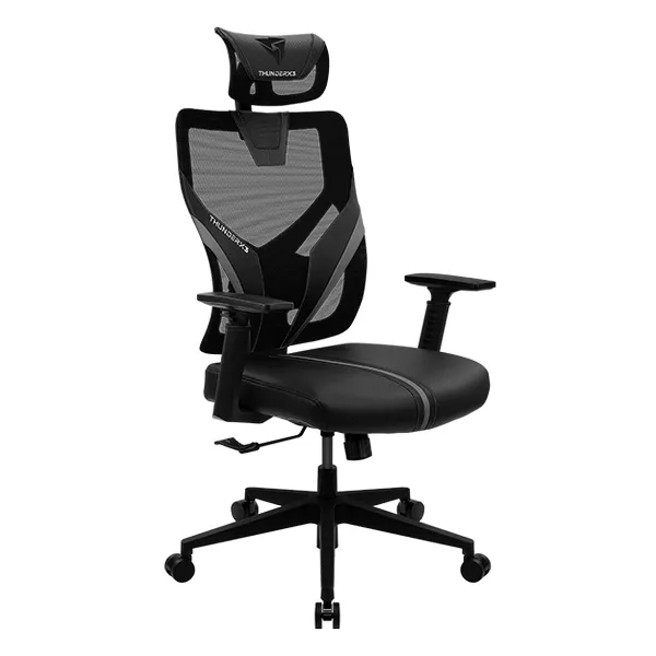 Scaun Gaming ThunderX3 Yama1, PU Piele, Negru