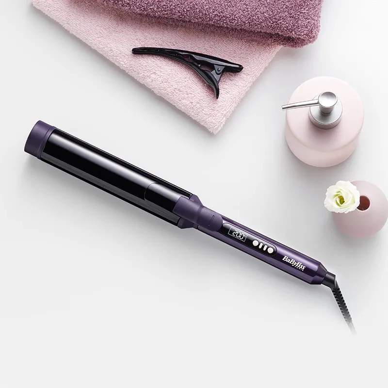 Ondulator de păr BaByliss Sensitive C638E, Negru | Violet