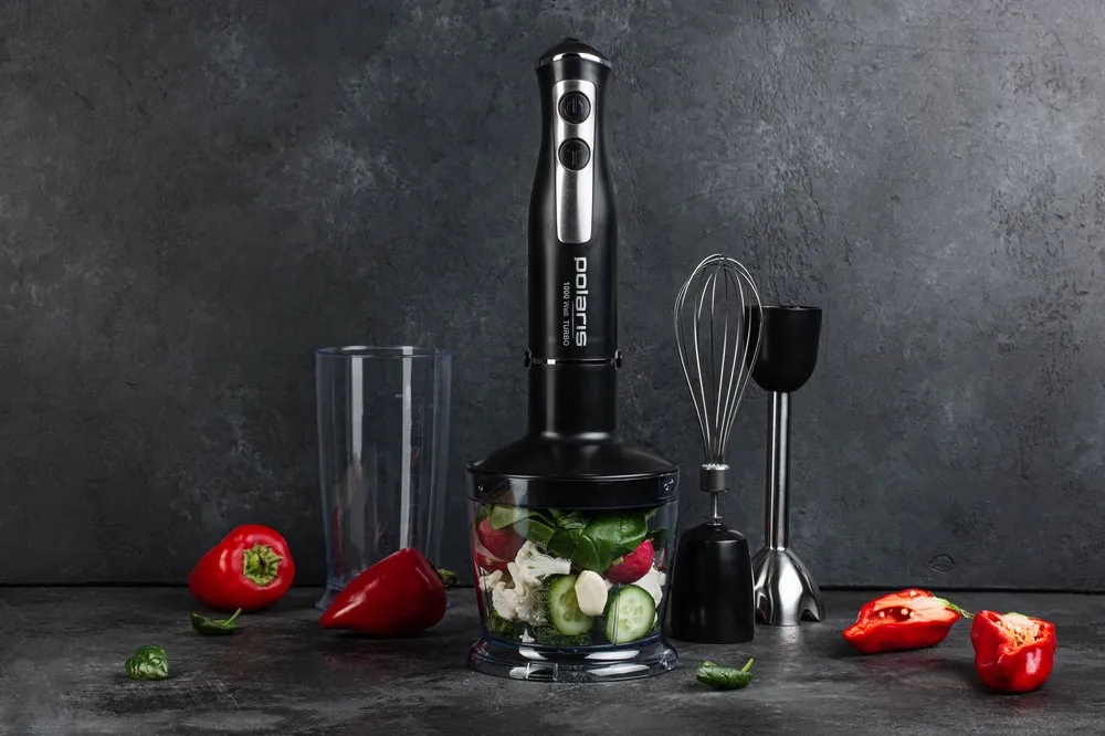 Blender de mână Polaris PHB1065, Negru
