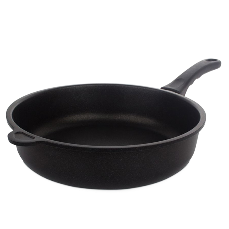 Cratița AMT Gastroguss AMT-728-E, 3,8L, 28cm, Negru