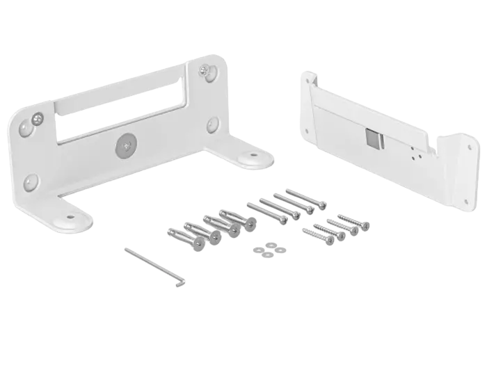 Accesorii pentru camere Logitech Wall Mount for Video Bars, Alb