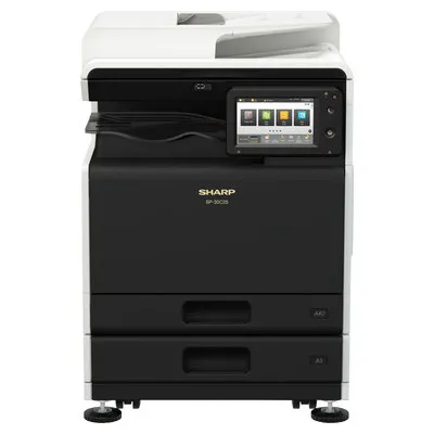 Multifunctional laser Sharp C-Cube IT BP-30C25EU, A3, Negru/Alb