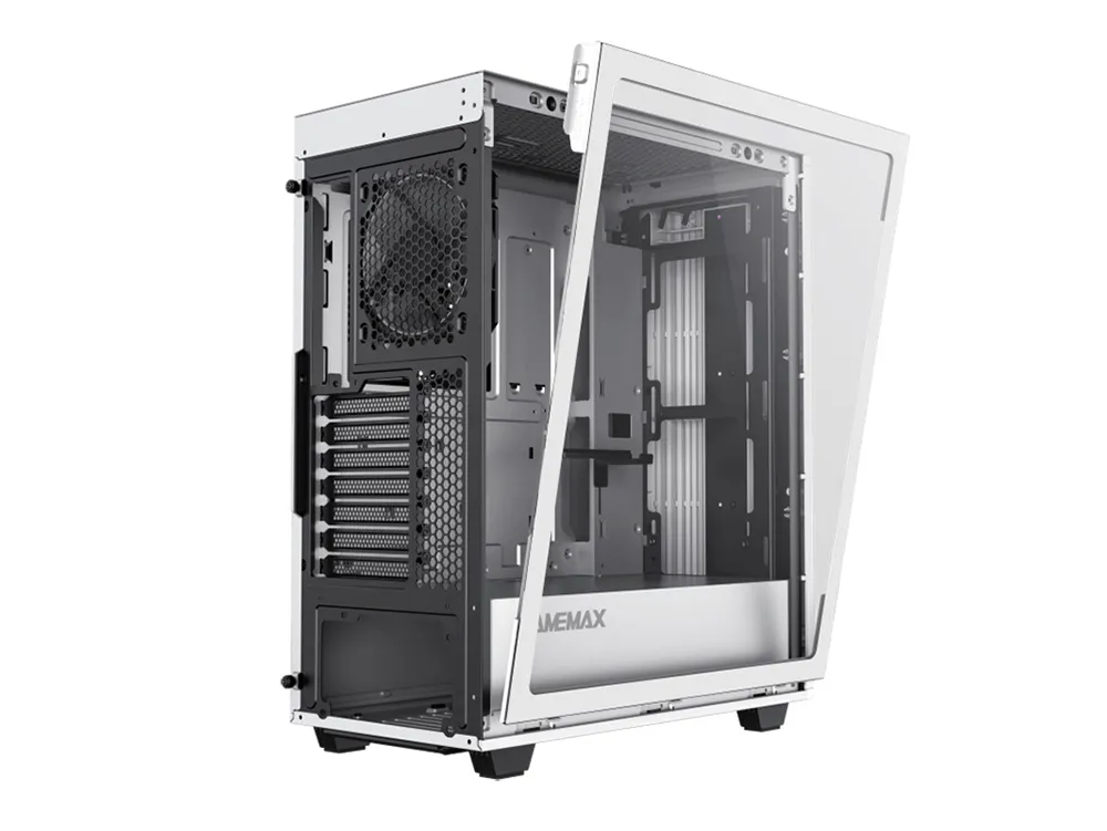 Carcasă PC Gamemax Precision, Midi-Tower, ATX, Alb