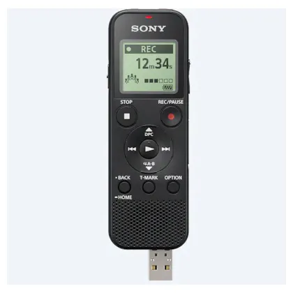 Recorder digital de voce SONY ICD-PX370, 4GB PC Link + MC slot ICD, MP3, 2 AAA