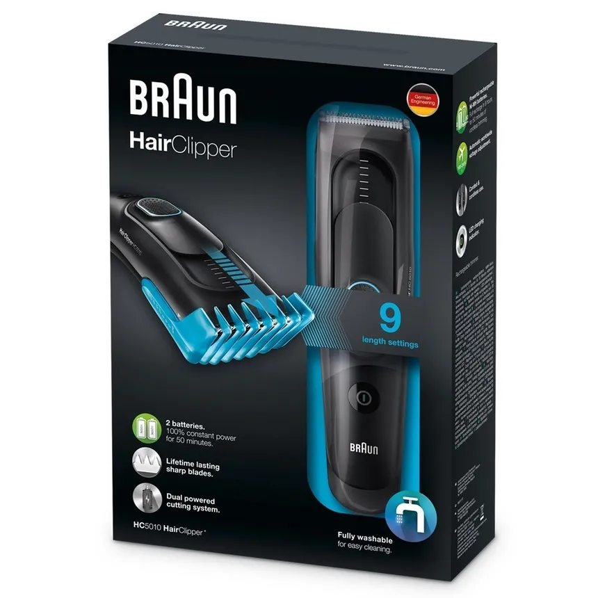 Aparat de tuns Braun HC5010, Negru