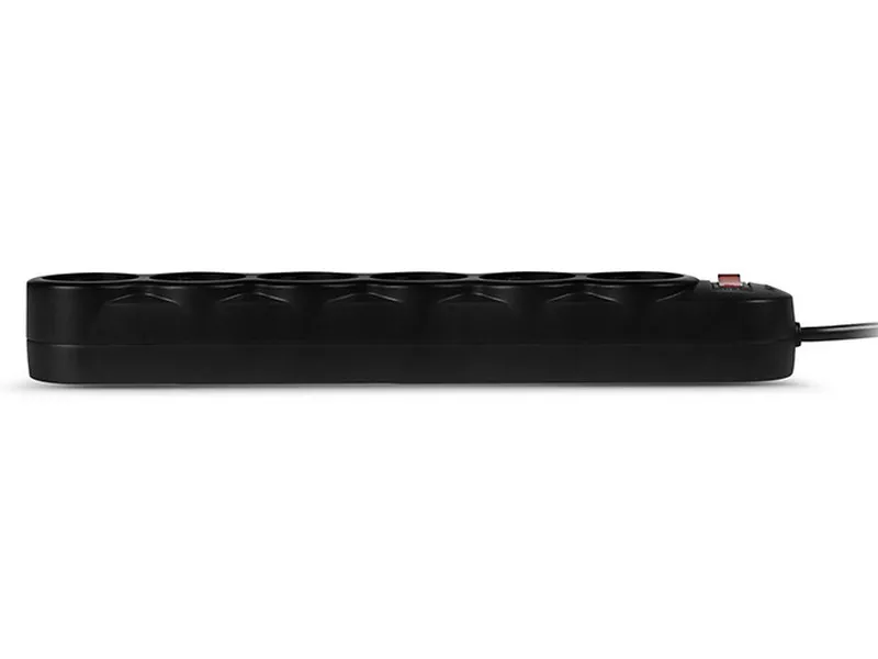 Prelungitor electric SVEN SF-06L, 6 Prize, 1,8m, Negru