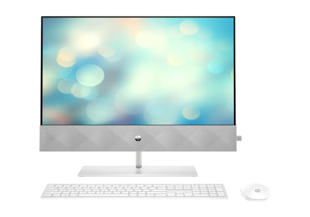 Computer All-in-One HP Pavilion 24-K1018UR, 23,8", Intel Core i5-11500T, 8GB/512GB, FreeDOS, Argintiu