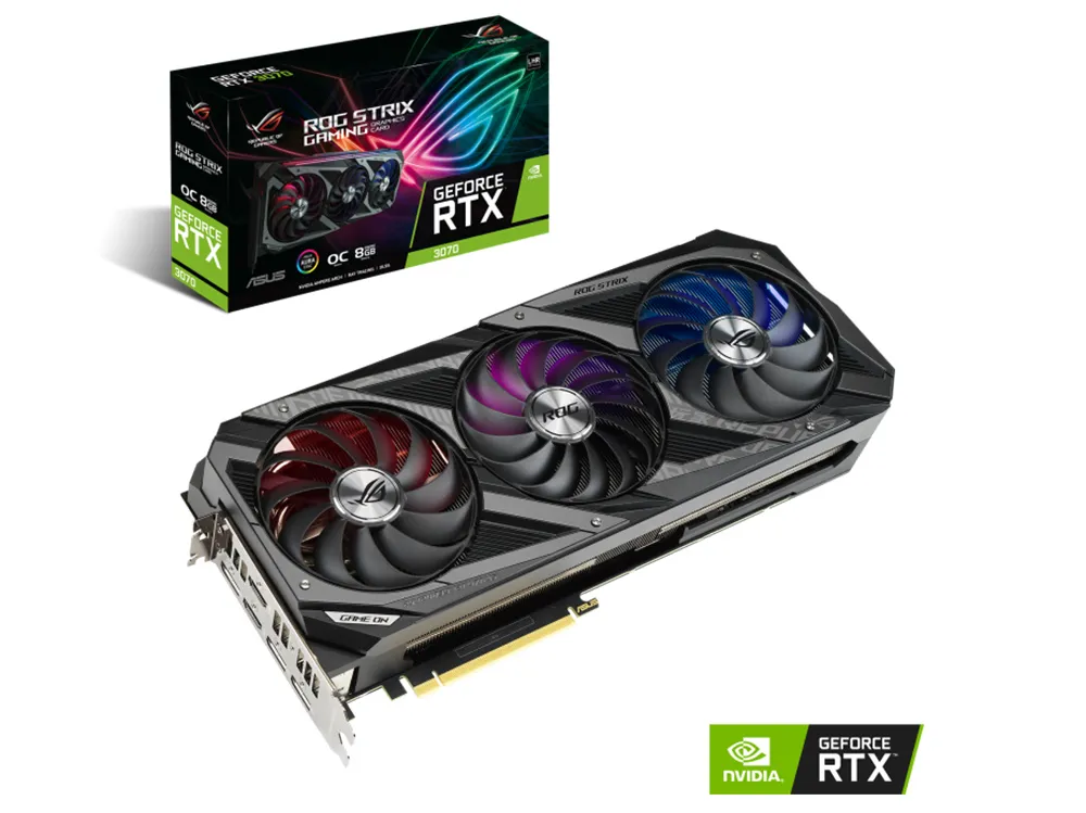 Placă Video ASUS TUF-RTX3070-O8G-V2-GAMING,  8GB GDDR6 256bit