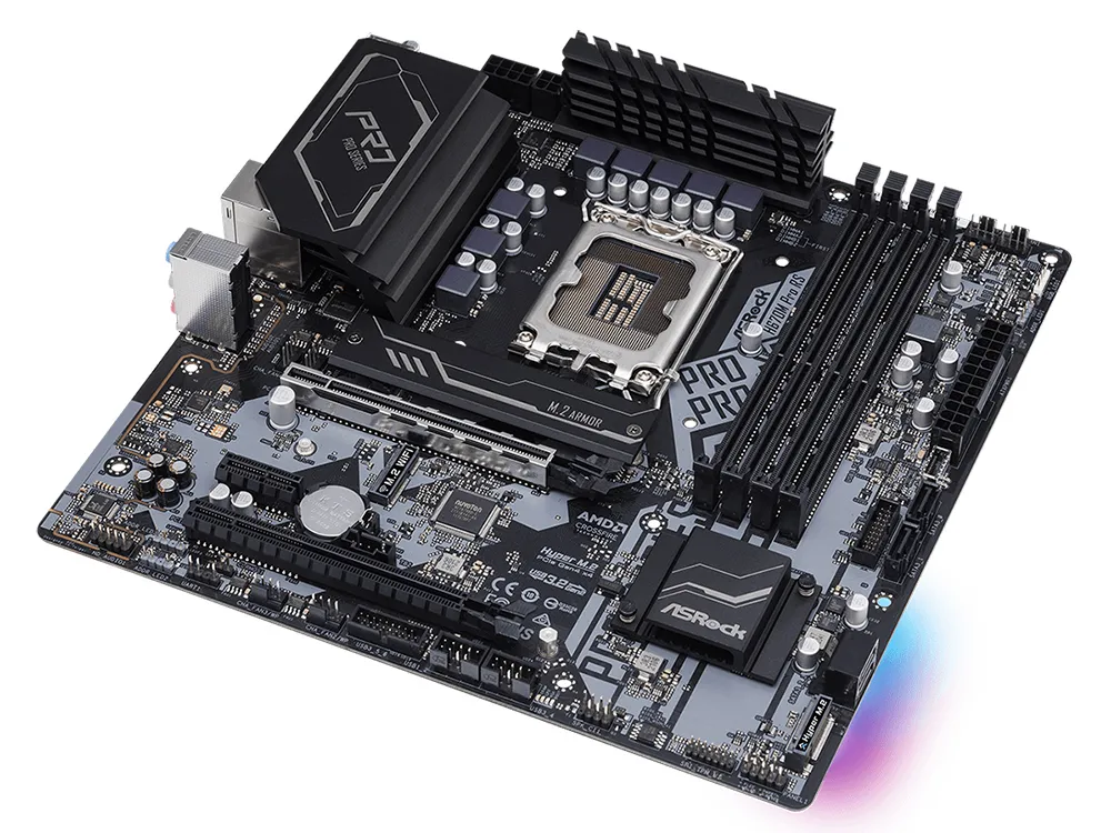Placă de bază ASRock H670M PRO RS, LGA1700, Intel H670, Micro-ATX