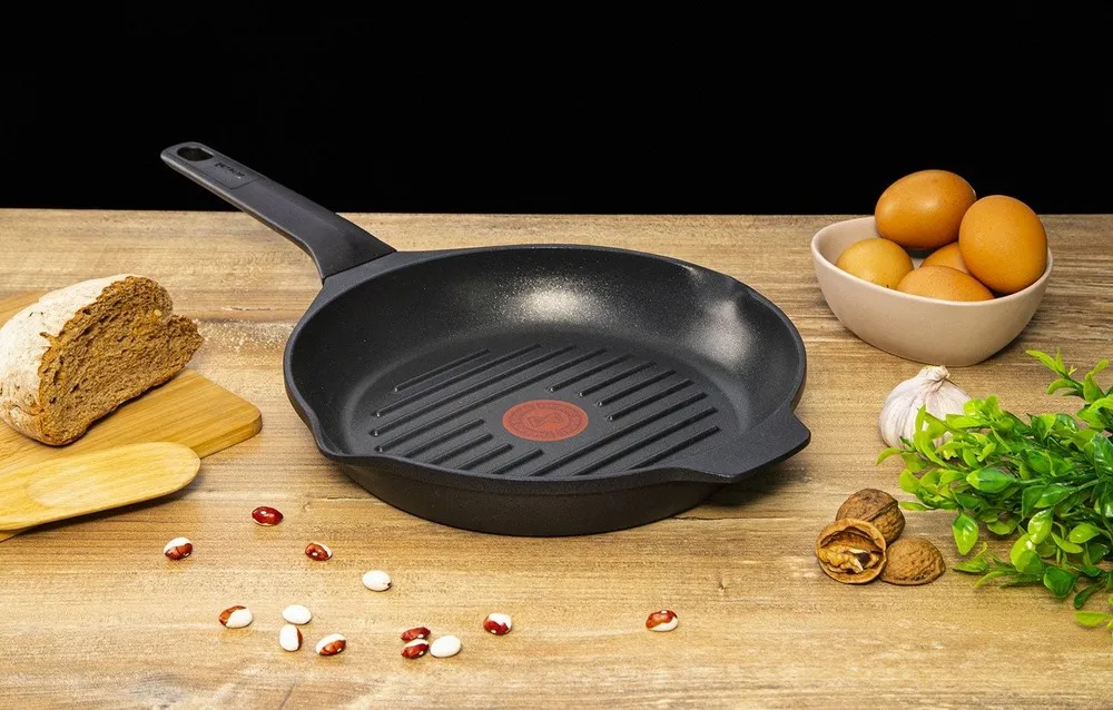Tigaie-grill Tefal E2324074, 26cm, Negru